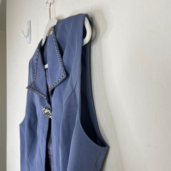 Vintage Double D Ranchwear Vest Womens Studded Western Cowgirl Rodeo Size S/M - Picture 4 of 11